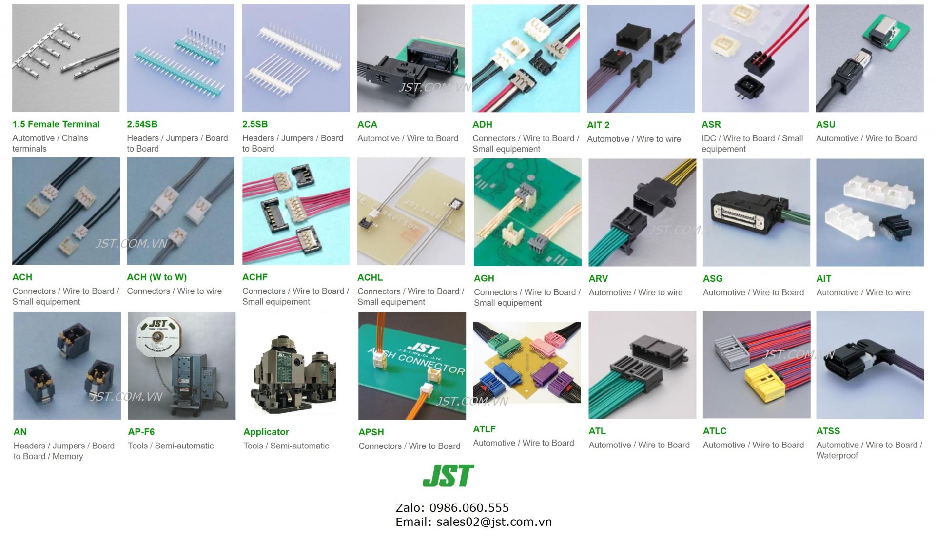 JST Connector Terminal Crimping Tooling